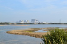 The nuke power station from the RSPB reserve, late summer 2017